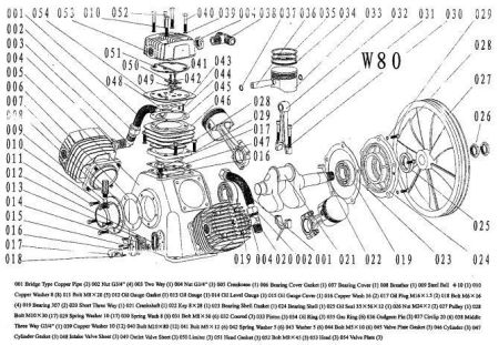 Шайба 8 030W80 для поршневого блока W80 фото